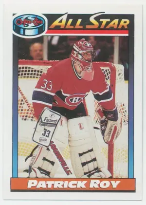 1991-92 O-PEE-CHEE - PATRICK ROY #270 ALL STAR
