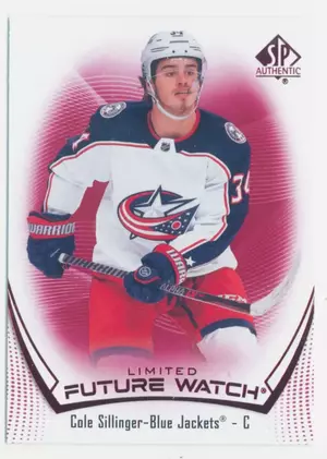 2021-22 SP AUTHENTIC - COLE SILLINGER #188 FUTURE WATCH LIMITED RED
