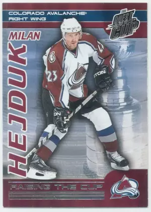 2003-04 PACIFIC QUEST FOR THE CUP - MILAN HEJDUK #4 RAISING THE CUP⚠️