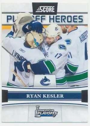 2011-12 SCORE - RYAN KESLER #6 PLAYOFF HEROES