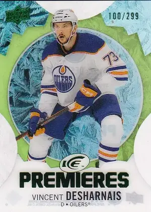 2023-24 Upper Deck Ice Green 202 Vincent Desharnais 100/299