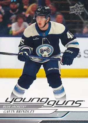 2024-25 Upper Deck (Young Guns) 207 Gavin Brindley