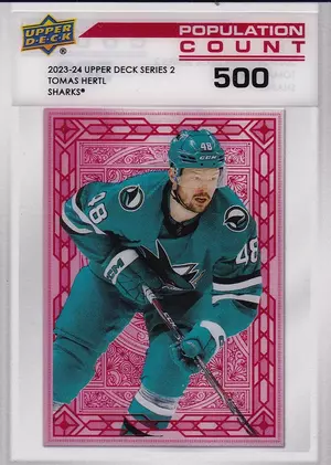 2023-24 Upper Deck Population Count 500 PC-32 Tomas Hertl
