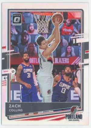 2020-21 Panini Donruss Optic - Zach Collins #124 Holo Prizm Parallel