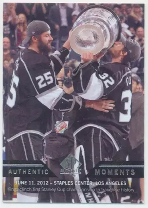 2013-14 SP AUTHENTIC - JONATHAN QUICK/DUSTIN PENNER #199 AUTHENTIC MOMENTS