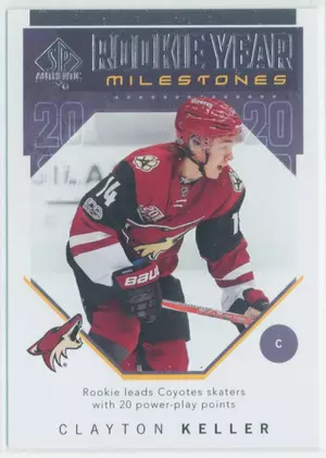 2018-19 SP AUTHENTIC - CLAYTON KELLER #RYM-CK ROOKIE YEAR MILESTONES