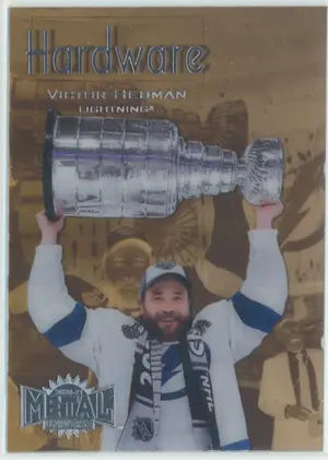 2020-21 SKYBOX METAL UNIVERSE - VICTOR HEDMAN #CH-1 CHAMPIONSHIP HARDWARE