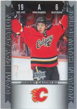 2019-20 TIM HORTONS - JOHNNY GAUDREAU #HGD-6 GAME DAY ACTION