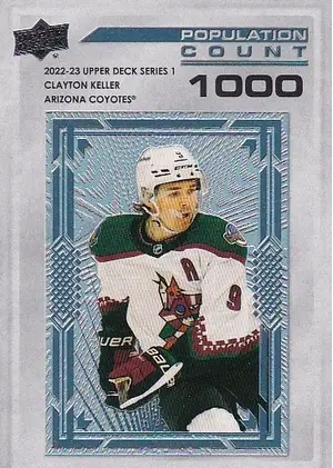 2022-23 Upper Deck Population Count 1000 PC-20 Clayton Keller
