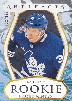 2023-24 Artifacts 228 Fraser Minten 132/999 RC