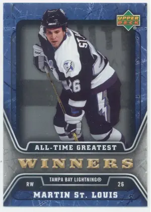 2006-07 UPPER DECK - MARTIN ST. LOUIS #ATG20 ALL-TIME GREATEST WINNERS