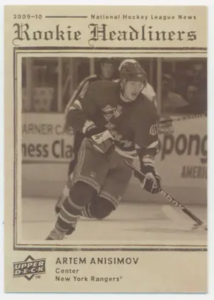 2009-10 UPPER DECK - ARTEM ANISIMOV #RH14 ROOKIE HEADLINERS