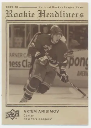 2009-10 UPPER DECK - ARTEM ANISIMOV #RH14 ROOKIE HEADLINERS