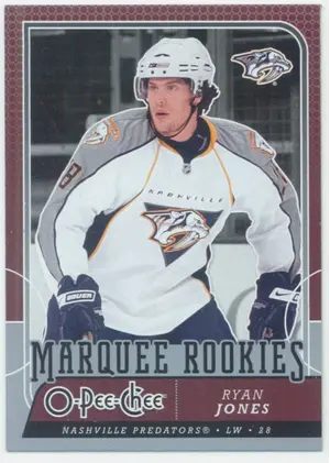 2008-09 O-PEE-CHEE - RYAN JONES #769 MARQUEE ROOKIES