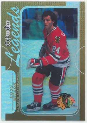 2008-09 O-PEE-CHEE - DOUG WILSON #568 LEGENDS RAINBOW FOIL