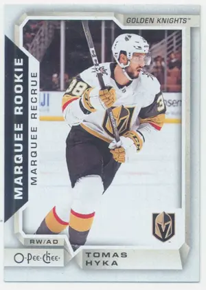 2018-19 O-PEE-CHEE - TOMAS HYKA #537 MARQUEE ROOKIE