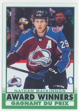 2020-21 O-PEE-CHEE - NATHAN MacKINNON #607 AWARD WINNERS RETRO