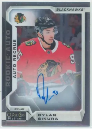 2018-19 O-PEE-CHEE PLATINUM - DYLAN SIKURA #R-DS ROOKIE AUTO