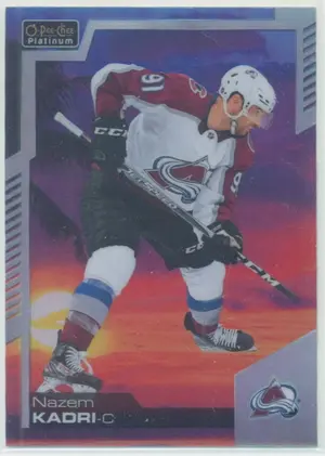 2020-21 O-PEE-CHEE PLATINUM - NAZEM KADRI #91 SUNSET