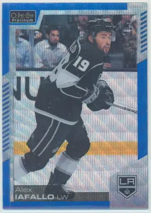 2020-21 O-PEE-CHEE PLATINUM - ALEX IAFALLO #93 BLUE SURGE
