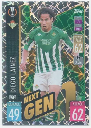 2021-22 Topps Match Attax UCL - Diego Lainez #287 Next Gen