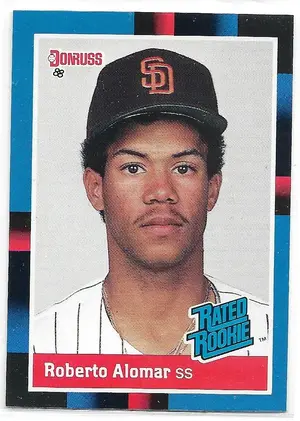 1988 Donruss #34 Roberto Alomar RC (Rated Rookie)