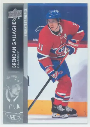 2021-22 UPPER DECK - BRENDAN GALLAGHER #97 FRENCH VARIATION
