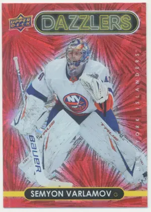 2021-22 UPPER DECK - SEMYON VARLAMOV #DZ-29 DAZZLERS RED