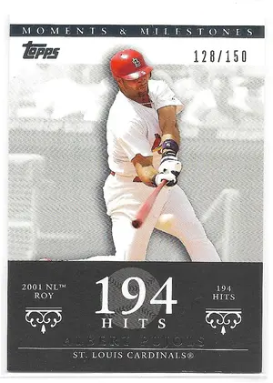 2007 Topps Moments & Milestones #3 Albert Pujols (128/150)