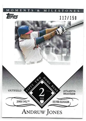 2007 Topps Moments & Milestones #93 Andruw Jones (112/150)