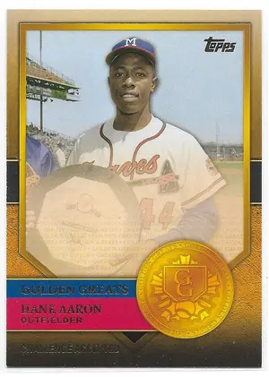 2012 Topps Golden Greats #GG-54 Hank Aaron