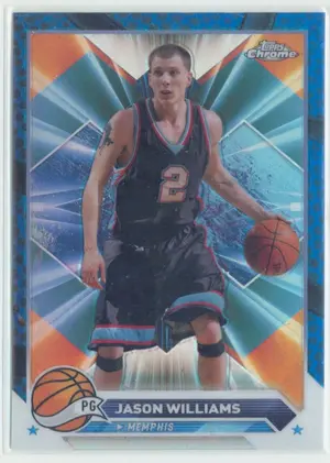 2023-24 Topps Chrome - Jason Williams #89 Blue Basketball Refractor Parallel