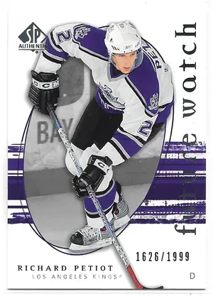 2005-06 SP Authentic #267 Richard Petiot RC (1626/1999)