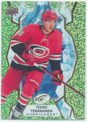 2021-22 UPPER DECK ICE - TEUVO TERAVAINEN #39 GREEN