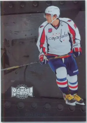2014-15 FLEER SHOWCASE - ALEX OVECHKIN #2 METAL UNIVERSE