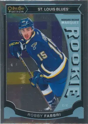 2015-16 O-PEE-CHEE PLATINUM - ROBBY FABBRI #M26 MARQUEE ROOKIE