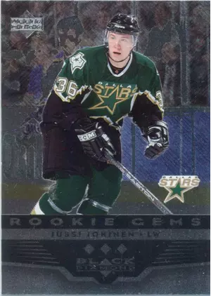2005-06 BLACK DIAMOND - JUSSI JOKINEN #159 ROOKIE GEMS TRIPLE DIAMOND