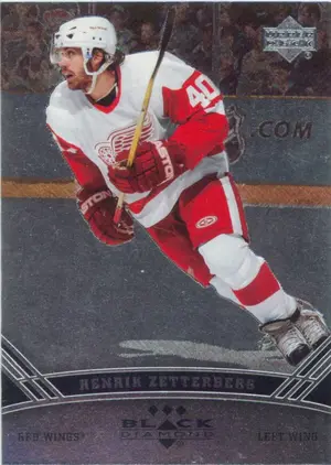 2006-07 BLACK DIAMOND - HENRIK ZETTERBERG #135 TRIPLE DIAMOND