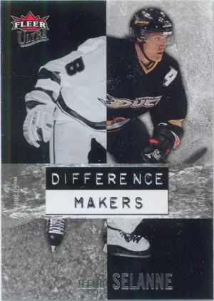 2007-08 FLEER ULTRA - TEEMU SELANNE #DM14 DIFFERENCE MAKERS