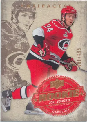 2008-09 ARTIFACTS - JOE JENSEN #233 ROOKIE 80/999