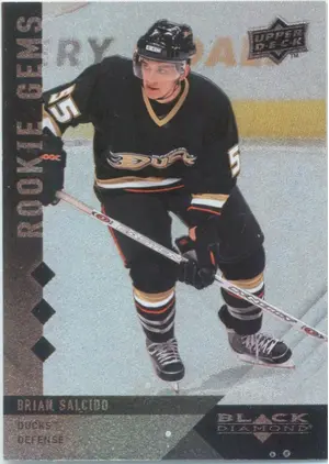 2009-10 BLACK DIAMOND - BRIAN SALCIDO #158 ROOKIE GEMS TRIPLE DIAMOND