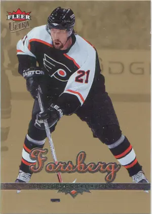 2005-06 FLEER ULTRA - PETER FORSBERG #141 GOLD MEDALLION