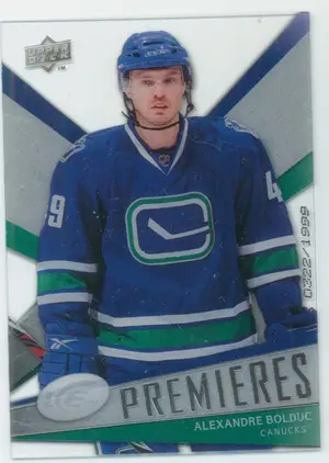 2008-09 ICE - ALEXANDRE BOLDUC  #121 ICE PREMIERES 322/1999