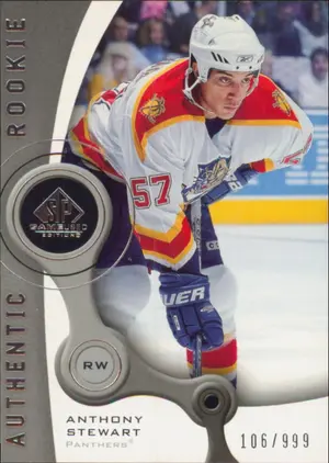 2005-06 SP GAME USED - ANTHONY STEWART #161 AUTHENTIC ROOKIE 106/999