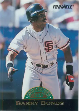 1993 Pinnacle - Barry Bonds #15 Cooperstown Card Box Set