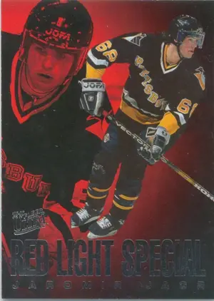 1995-96 FLEER ULTRA - JAROMIR JAGR #4 RED LIGHT SPECIAL