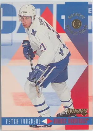 1995-96 DONRUSS - PETER FORSBERG #2 ROOKIE TEAM