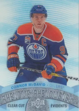 2017-18 TIM HORTONS - CONNOR McDAVID #CCP-1 CLEAR CUT PHENOMS