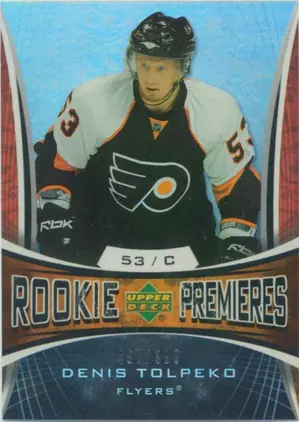 2007-08 TRILOGY - DENIS TOLPEKO #168 ROOKIE 497/999