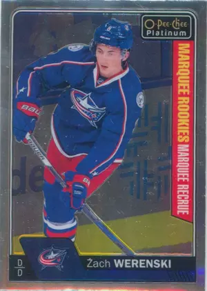 2016-17 O-PEE-CHEE PLATINUM - ZACH WERENSKI #196 MARQUEE ROOKIE